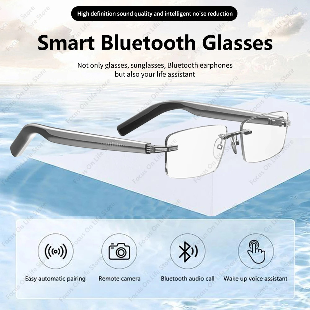 Audio Music Bluetooth - Akıllı Bluetooth Gözlükler Kablosuz Kulaklıklar Polarize