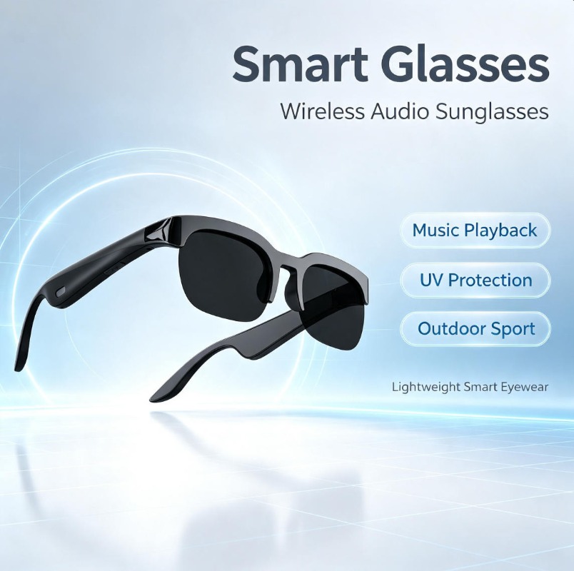 Audio Music Bluetooth - 2026 Akıllı Sesli Güneş Gözlüğü Bluetooth