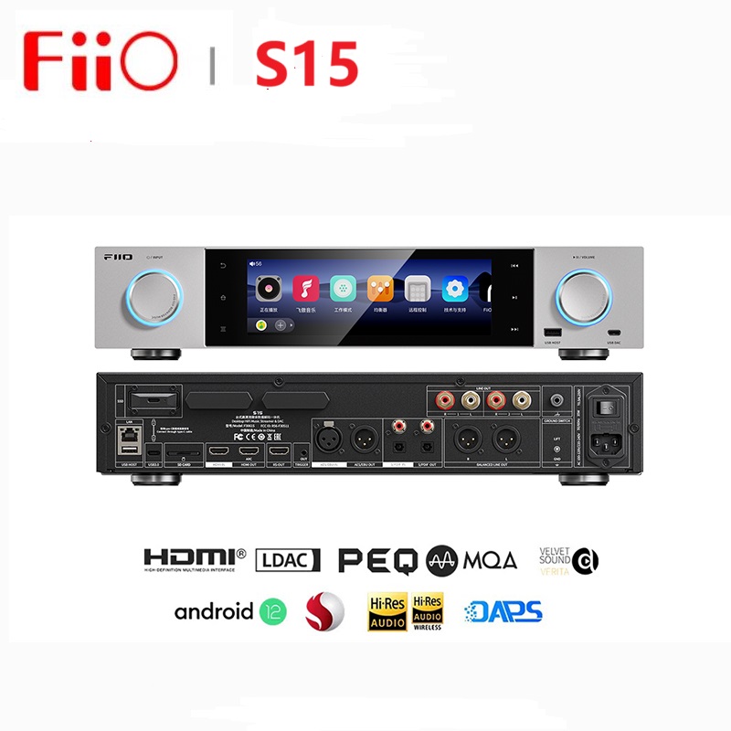 Audio Without Music - FiiO S15 Masaüstü Yüksek Çözünürlüklü Sesli
