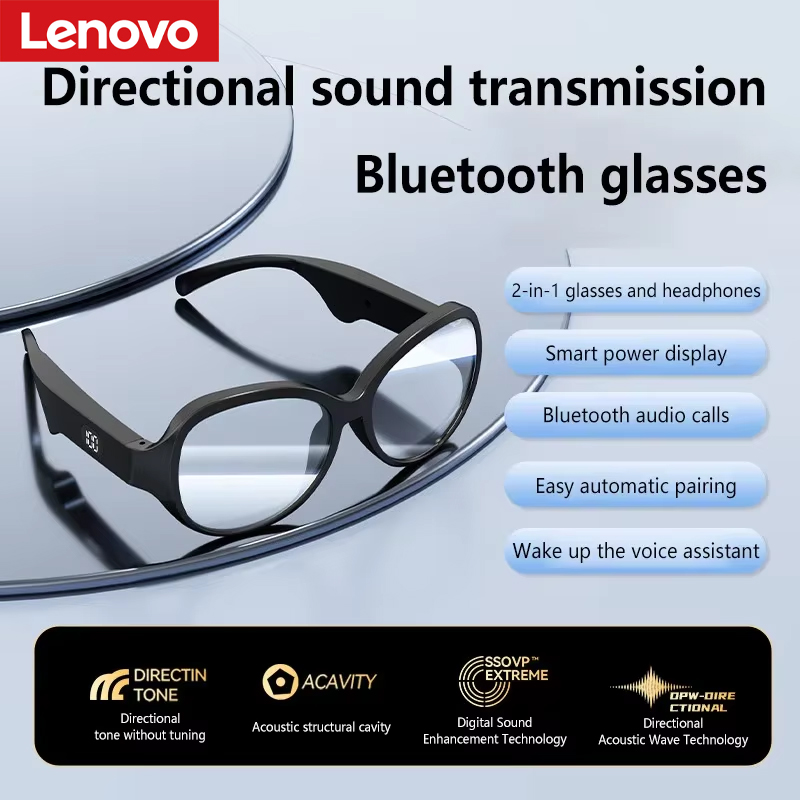 Audio Music Bluetooth - Lenovo Akıllı Bluetooth Gözlükler Bluetooth 5.4
