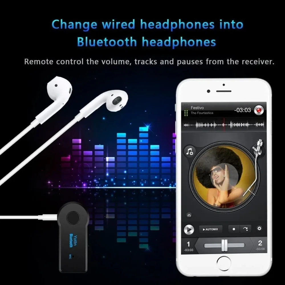 Bluetooth4.2 AUX Ses Stereo Mü - Audio Without Music incelemesi ve fiyatı