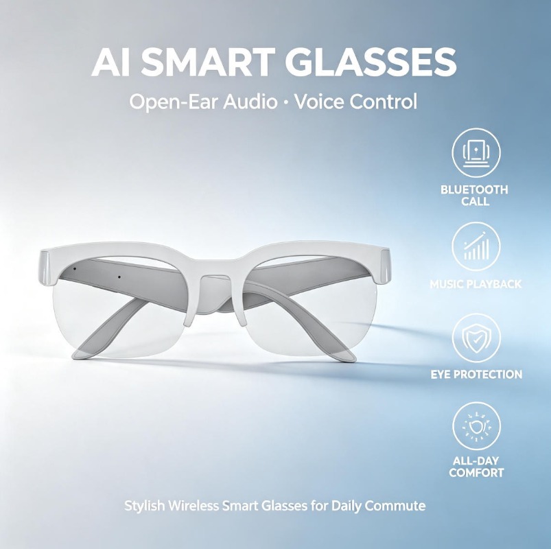 2026 Akıllı Sesli Güneş Gözlüğ - Audio Music Bluetooth incelemesi ve fiyatı