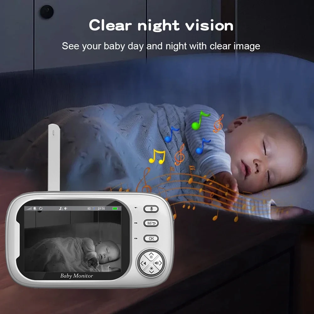 Bebek İzleme Kamerası 3,5 İnç  - Audio Detect Music incelemesi ve fiyatı