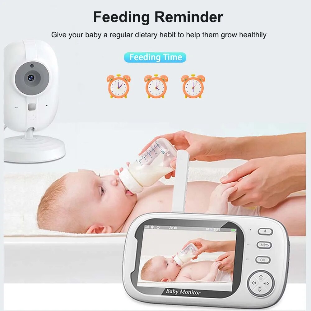 3.5 ''Video bebek izleme monit - Audio Detect Music incelemesi ve fiyatı