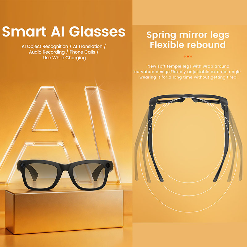 Yapay Zeka Akıllı Gözlük 800W  - Audio Music Bluetooth incelemesi ve fiyatı