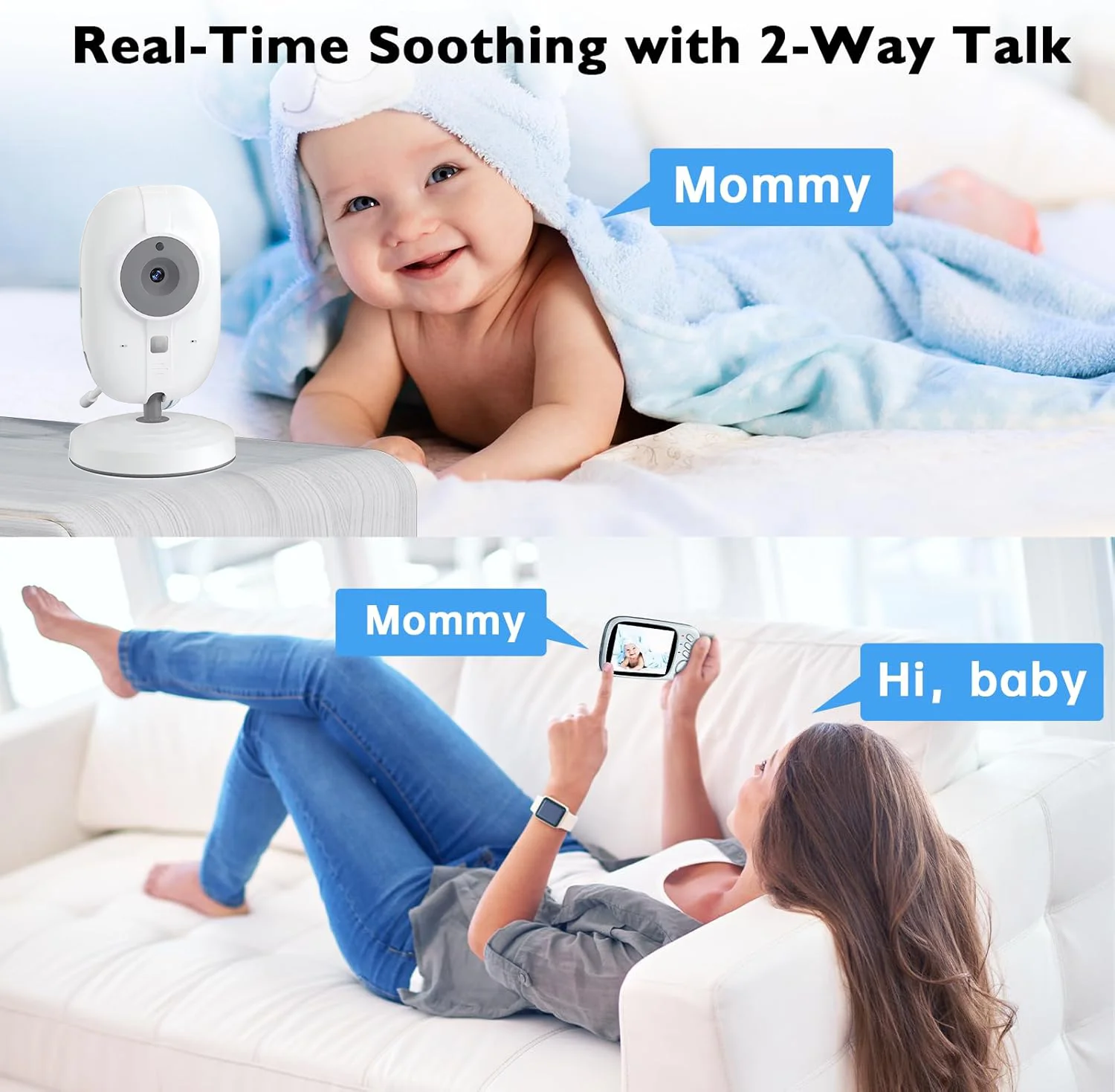 2.4G Bebek Monitörü, Anne Çocu - Audio Detect Music incelemesi ve fiyatı